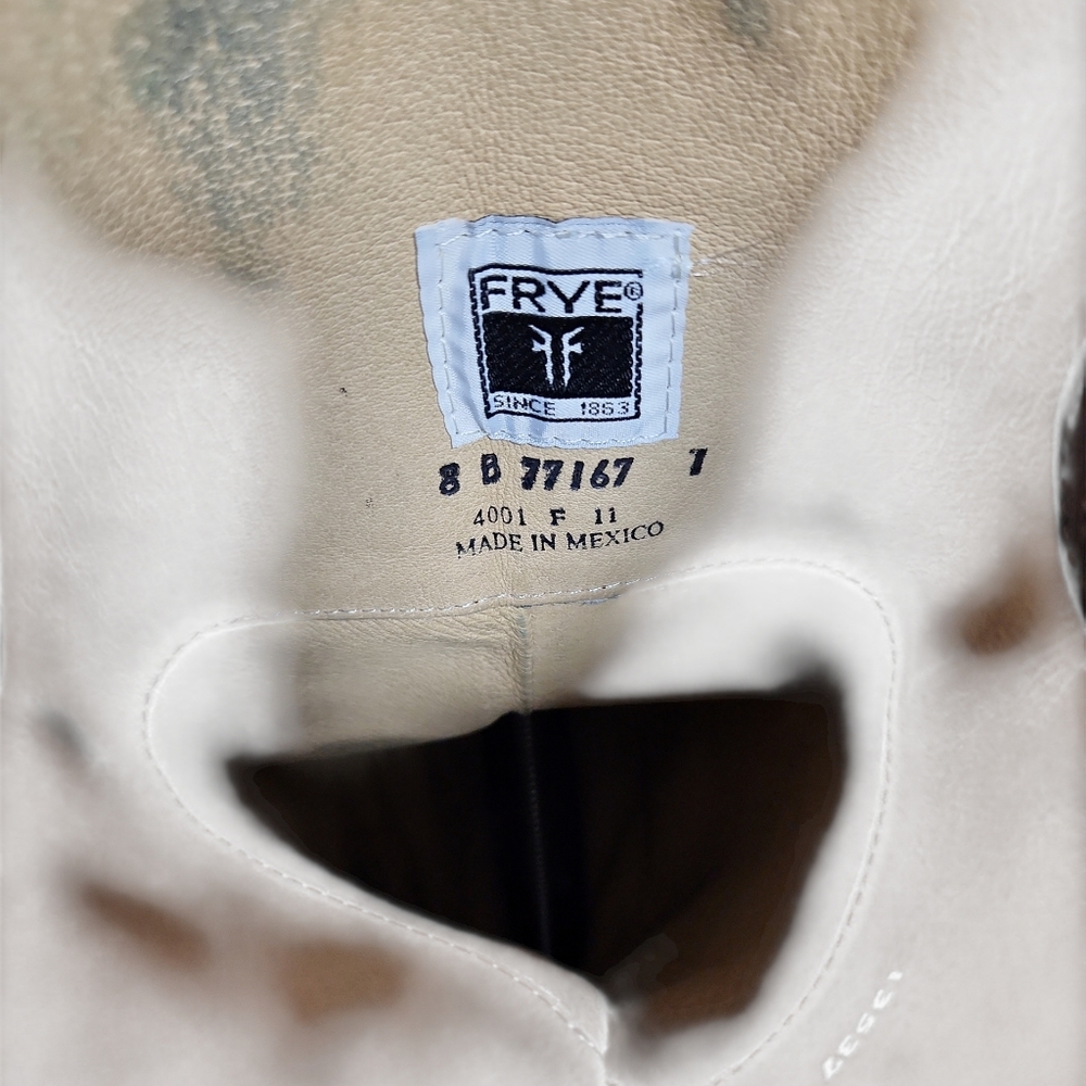 Frye Melissa Chesnut Tall Leather Boots - Picture 8 of 9
